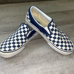 Slip on dark blue Vans